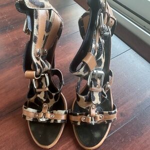 Balmain sandals, zipper in the back, size 40.5